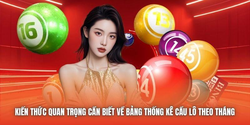 Kiến thức quan trọng cần biết về bảng thống kê cầu lô theo tháng 